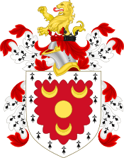 Coat of arms of the Bates-Alden family