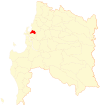 Location of Penco commune in the Bío Bío Region