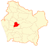 Map of Temuco commune in Araucanía Region
