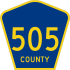 County Route 505  marker
