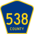 County Route 538  marker