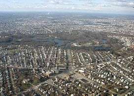 Aerial view of Cranston