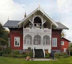 Garden facade of the Norwegian House
