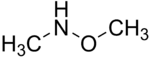 Structual formula of N,O-dimethylhydroxylamine