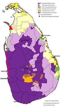 Distribution of Languages and Religious groups of Sri Lanka on D.S. Division and Sector level according to 1981 Census of Population and Housing