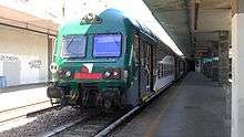 An S8 train at Milano Porta Garibaldi.