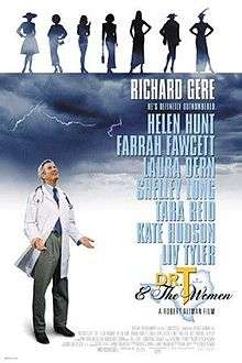 A man in a white coat, stethoscope on his shoulders, clouds and lightning above him.