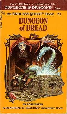 The cover of Endless Quest: Dungeon of Dread