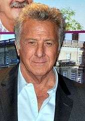 Photo of Dustin Hoffman attending the French premiere of his film, Quartet in 2013.