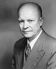 Dwight D. Eisenhower, thirty-forth President of the United States