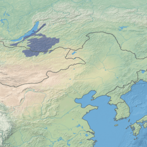 Trans-Baikal conifer forests (in purple)