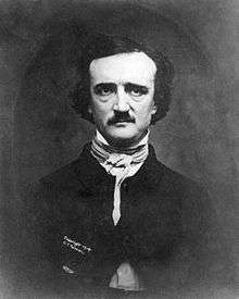 A photograph of Edgar Allan Poe