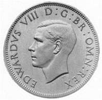 The media here depicts a coin which was minted during Edward VIII's reign.