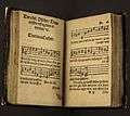 second edition hymnal by Martin Luther, showing "A Mighty Fortress Is Our God"