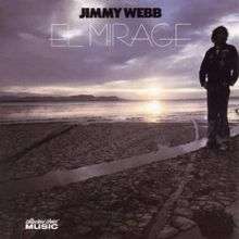 Album cover image of Jimmy Webb in silhouette on a beach at sunset
