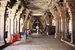 Pillars of Srirangam Temple