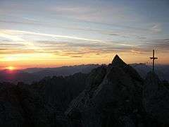 Sunrise at the summit