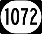 Kentucky Route 1072 marker