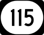 Kentucky Route 115 marker