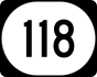 Kentucky Route 118 marker