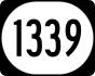 Kentucky Route 1339 marker