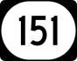 Kentucky Route 151 marker