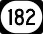 Kentucky Route 182 marker