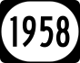Kentucky Route 1958 marker