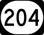 Kentucky Route 204 marker