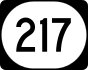 Kentucky Route 217 marker