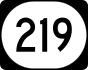 Kentucky Route 219 marker