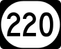 Kentucky Route 220 marker