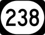 Kentucky Route 238 marker