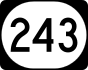 Kentucky Route 243 marker