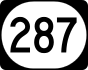 Kentucky Route 287 marker