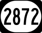 Kentucky Route 2872 marker