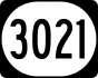 Kentucky Route 3021 marker