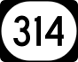 Kentucky Route 314 marker