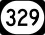 Kentucky Route 329 marker
