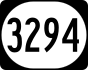Kentucky Route 3294 marker