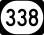 Kentucky Route 338 marker
