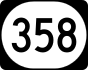 Kentucky Route 358 marker