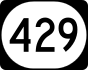 Kentucky Route 429 marker