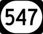Kentucky Route 547 marker