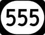 Kentucky Route 555 marker