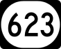 Kentucky Route 623 marker