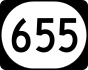 Kentucky Route 655 marker