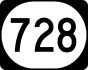 Kentucky Route 728 marker