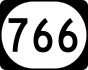 Kentucky Route 766 marker