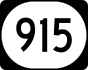 Kentucky Route 915 marker